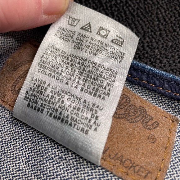 VTG Wrangler denim western vest w/ front pockets sz XXL - Picture 8 of 12